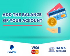Add the balance of your account